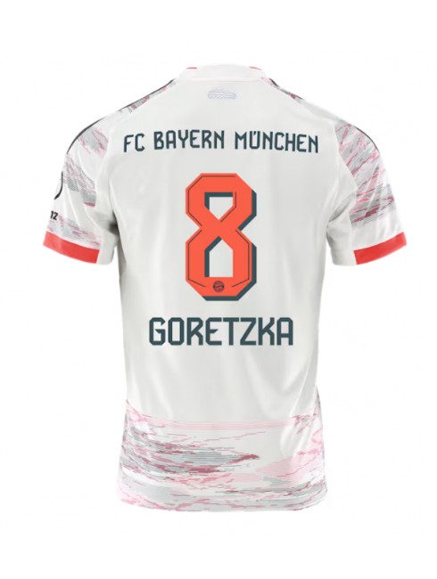 Bayern Munich Leon Goretzka #8 Replika Borta Kläder 2025-26 Kortärmad Bayern Munich Leon Goretzka #8 Replika Borta Kläder 2025-26 Kortärmad